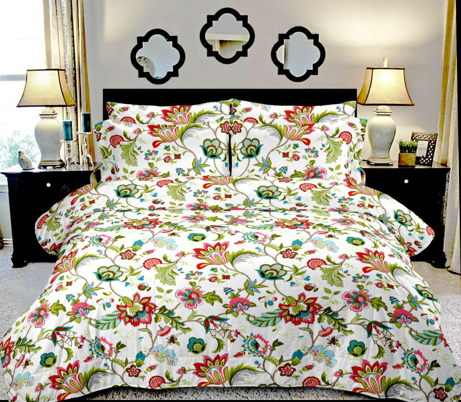 Bedsheets King Size with Pillow Covers (Roma 001