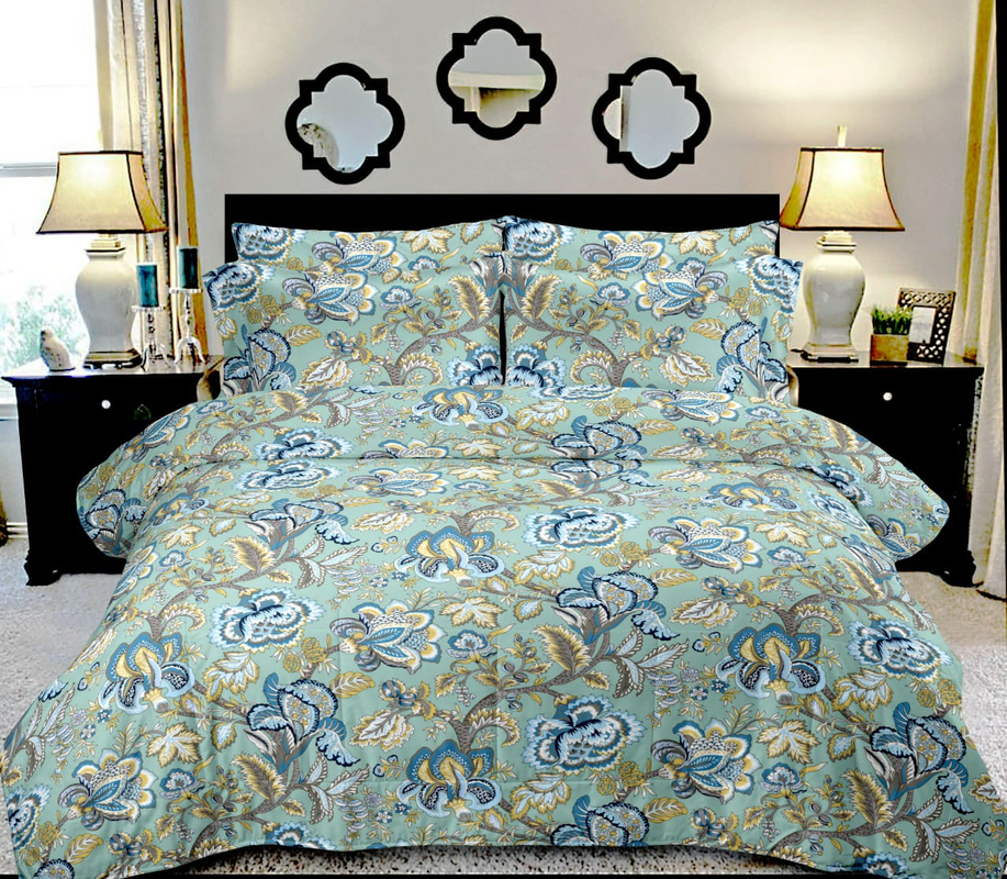 Bedsheets King Size with Pillow Covers (Roma 009