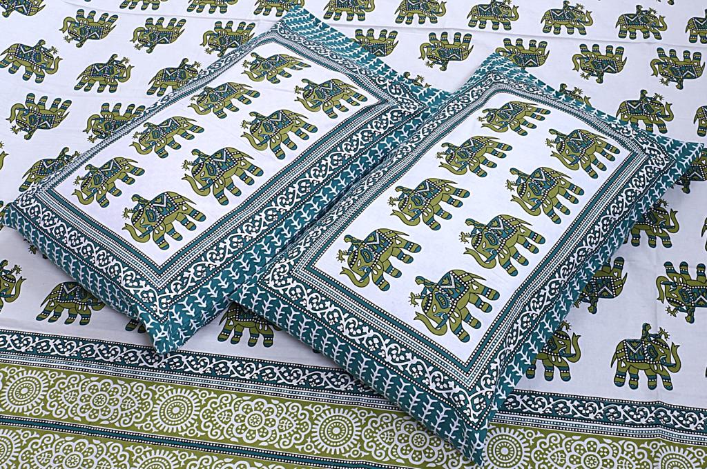 Bedsheets King Size with Pillow Covers (Princess 005